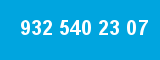 932 540 23 07 932 540 23 07